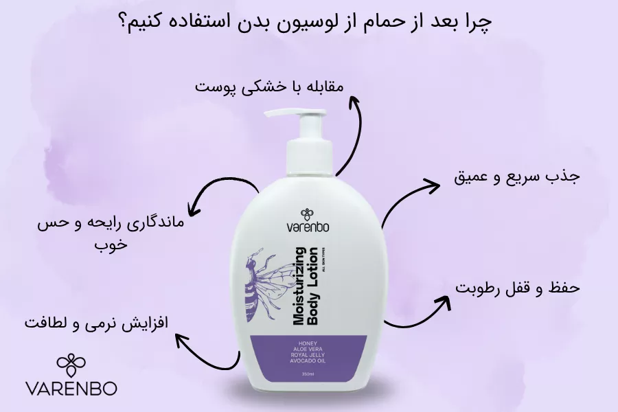 چرا باید بعد از حمام از لوسیون بدن استفاده کنیم؟